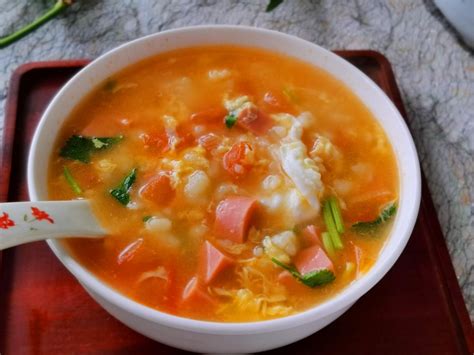 Tomato And Egg Flour Pimple Soup - Easyfoodcook