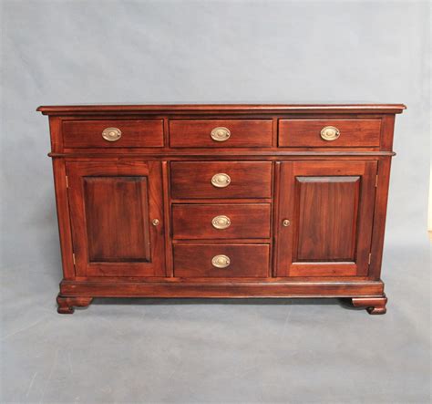 Solid Mahogany Wood 6 Drawers Buffet | Turendav Australia | Antique ...