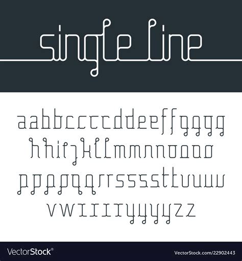 Connecting single line font - tercitizen