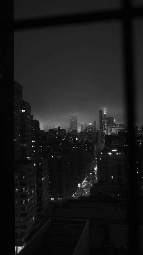 #newyork #nyc #wallpaper #night #city | Skyline, Black aesthetic wallpaper, New york skyline