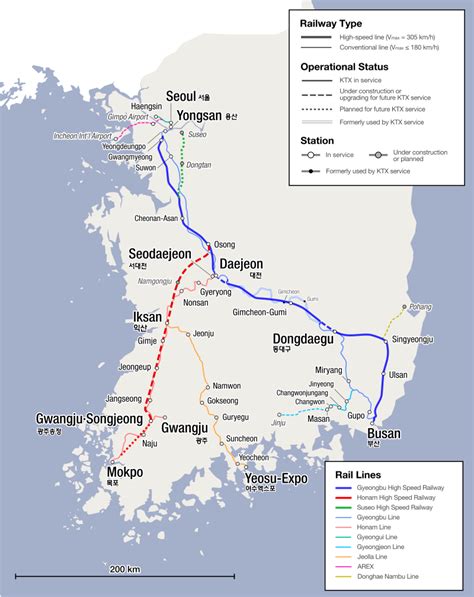 Popular Korean Train Routes [with Map] - Korea Trains