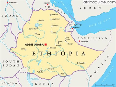 Map Of Ancient Ethiopia - Hiking In Map