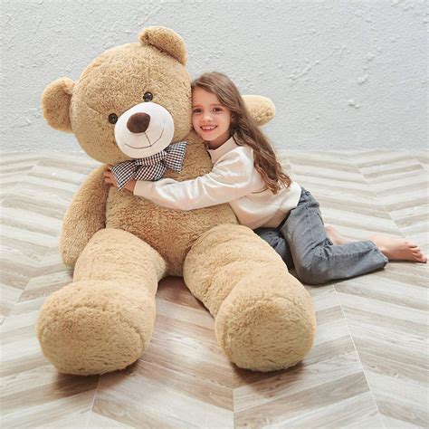 Buy MaoGoLan Big Teddy Bear Giant Bear Stuffed Animals Large Plushies Life Size Teddy for ...