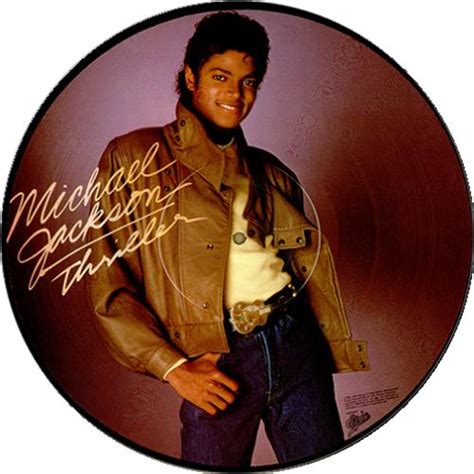 Michael Jackson Thriller US picture disc LP (vinyl picture disc album) (23672)