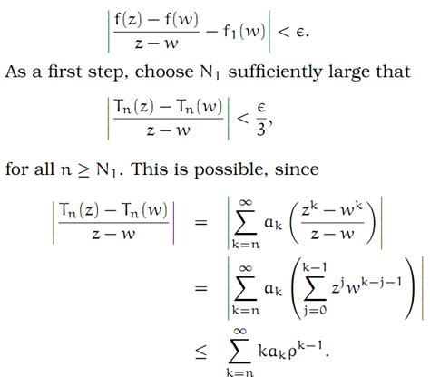 Complex Analysis: #6 Power Series | Physics Reference