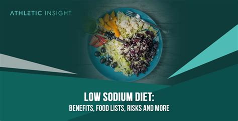 Low Sodium Diet: Benefits, Food Lists, Risks, and More - Athletic Insight