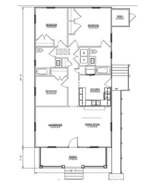 Haywood II | Base Design Plans | ReBuild NC