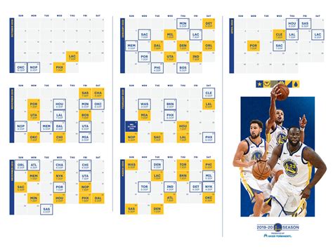 Golden State Warriors Schedule Printable | TUTORE.ORG - Master of Documents