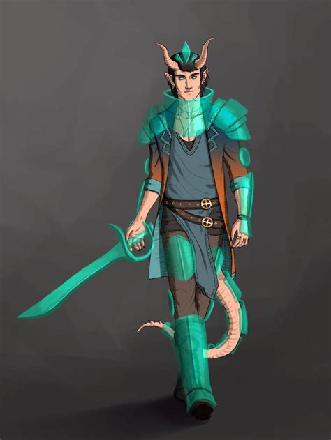 [Art] Impulse, Tiefling Sorcerer with his Mage Armor active : r/DnD | Tiefling sorcerer ...