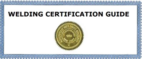 Welding Certification Guide | What it is and how to get it | Kings of ...