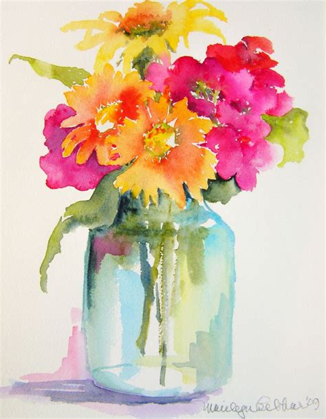 Watercolor Flowers For Beginners at PaintingValley.com | Explore collection of Watercolor ...