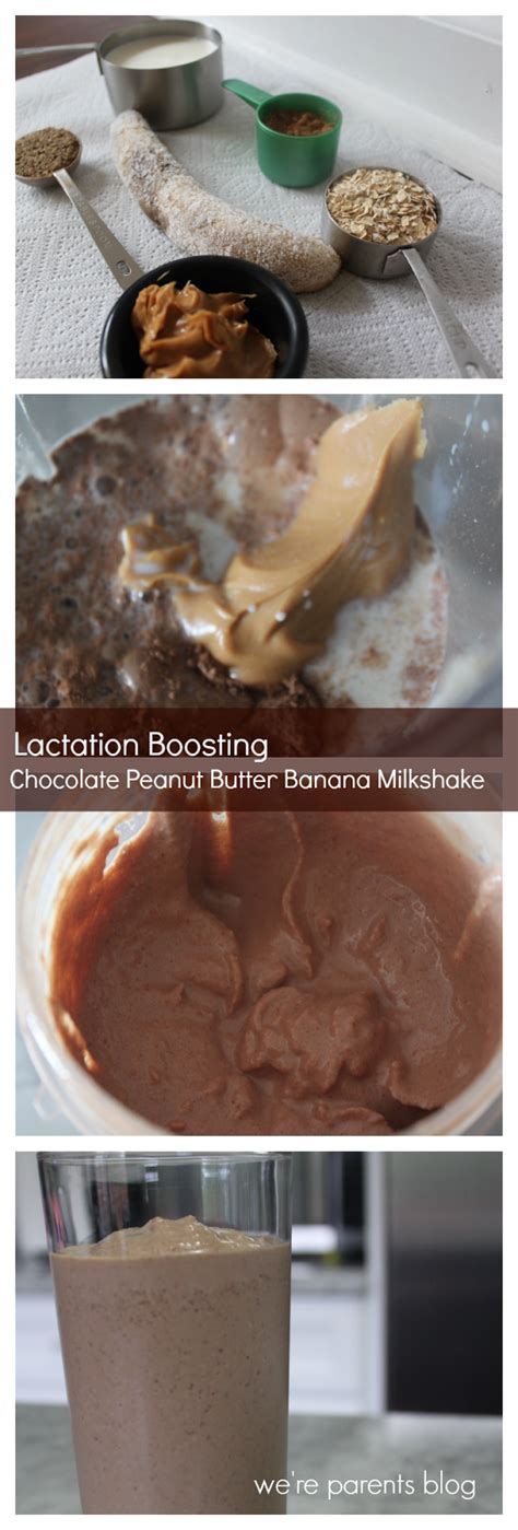 Lactation Boosting Chocolate Peanut Butter Banana Milkshake Great ...
