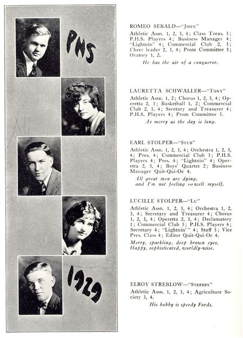 1929 Plymouth High School Yearbook