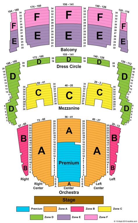 Queen Elizabeth Theatre - Vancouver Seating Chart | Queen Elizabeth Theatre - Vancouver Event ...