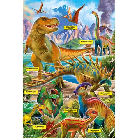 P.D. Moreno DINOSAURS Poster | BIG W