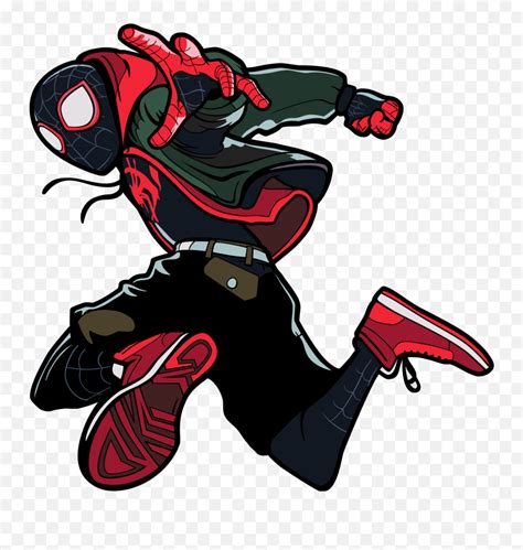 Miles Morales Spider - Miles Morales Spiderverse Transparent Emoji ...