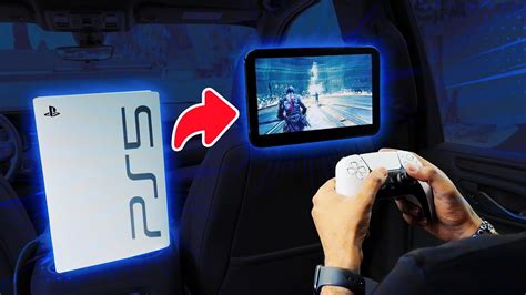 Play PS5 Games in the CAR! 2022 COOL TECH - YouTube