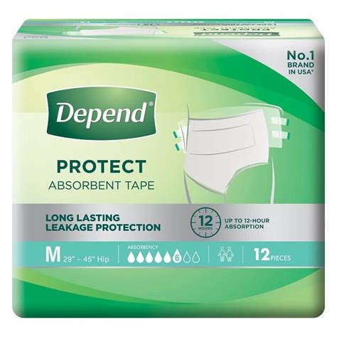 1 Carton - Depend Adult Diapers, Health & Nutrition, Assistive & Rehabilatory Aids, Adult ...