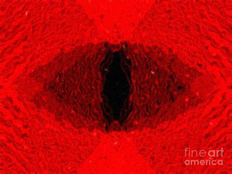 The Red Eye 2 Digital Art by Margaret Newcomb - Fine Art America