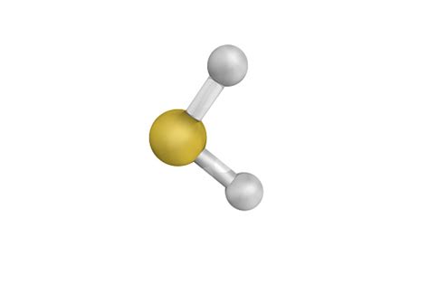 3d Structure Of Hydrogen Sulfide A Colorless Gas With The ...