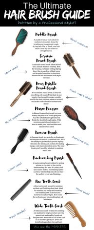 The Ultimate Hair Brush Guide - We are the MAKERS