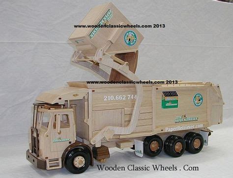 Auto car Style Garbage truck # 2007 AC FIRST WOODEN MODEL GARBAGE TRUCK EVER BUILT! Abitibi ...