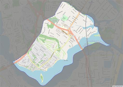 Map of Brielle borough