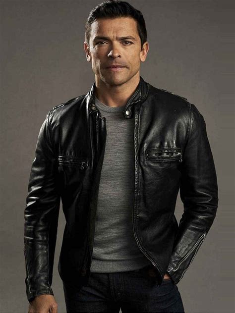 Mark Consuelos Riverdale Black Leather Jacket