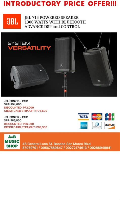 JBL Eon715 Powered Speaker, Audio, Soundbars, Speakers & Amplifiers on Carousell