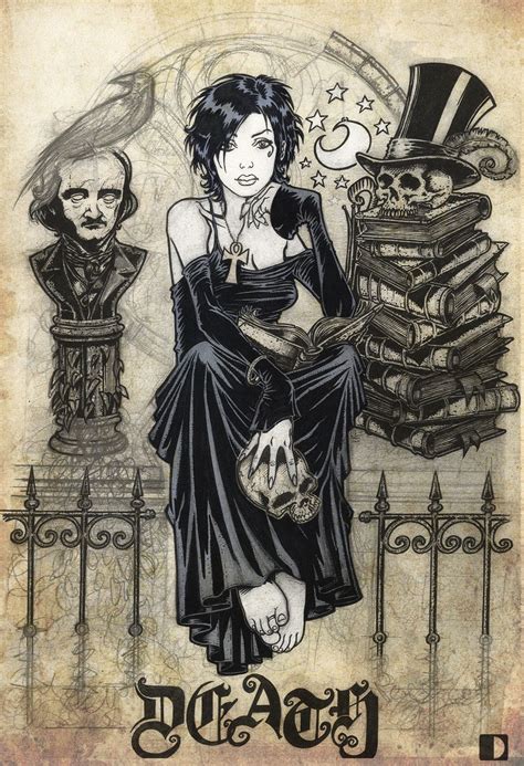 Death sketch | Death sandman, Sandman neil gaiman, Sandman comic