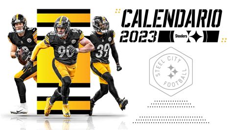 El calendario de la temporada 2023 de los Pittsburgh Steelers