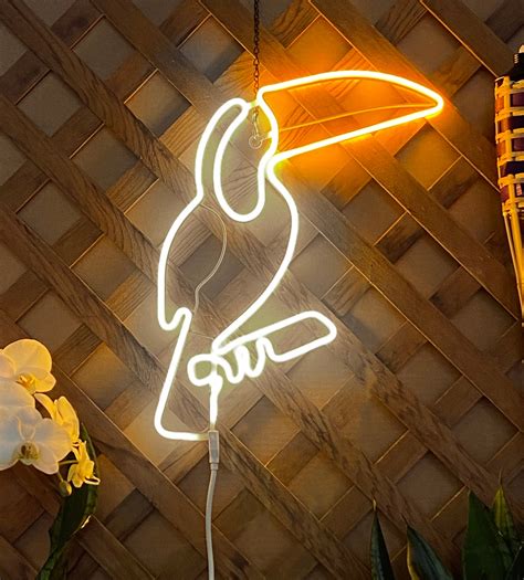 Toucan neon decor – Steady Home