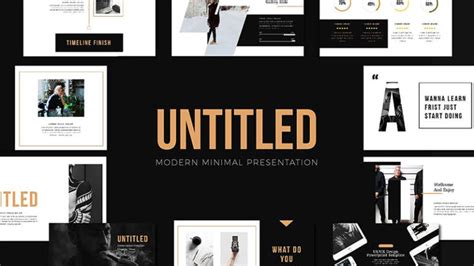 The best free minimalist Powerpoint templates