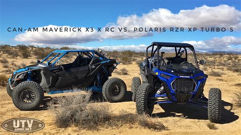 CAN-AM MAVERICK X3 X RC VS POLARIS RZR XP TURBO S - UTV Guide