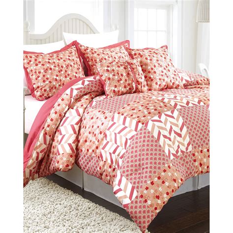 Piper 5-Piece Bedding Comforter Set, Pink, Twin - Walmart.com