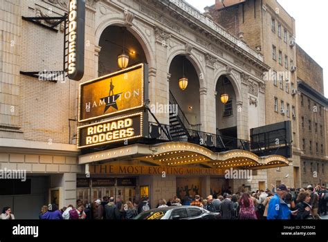 Hamilton musical on Broadway NYC Stock Photo, Royalty Free Image: 93948822 - Alamy