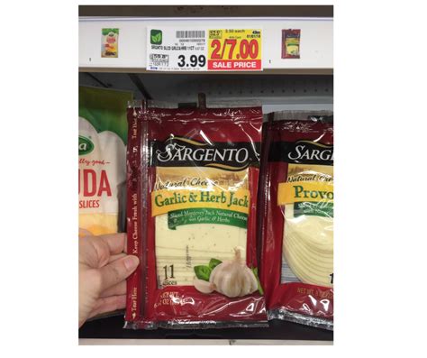 Sargento Cheese Slices just $2.38 - Kroger Couponing