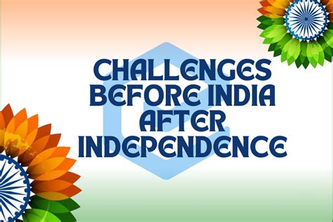 Challenges Before India After Independence