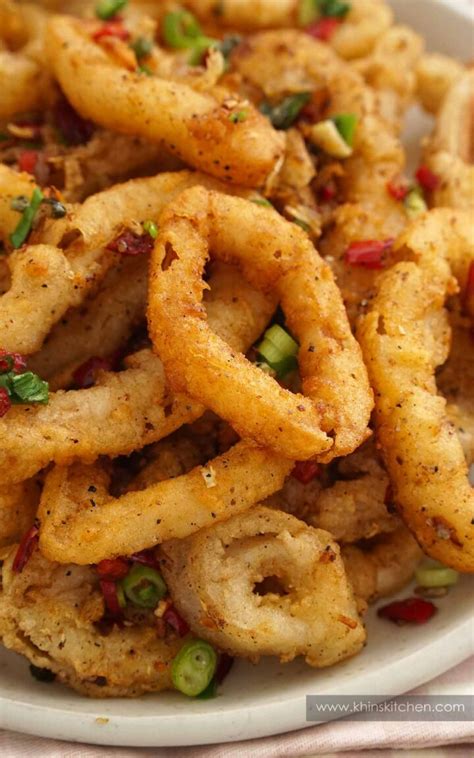 Chinese Salt and Pepper Squid - Khin's Kitchen