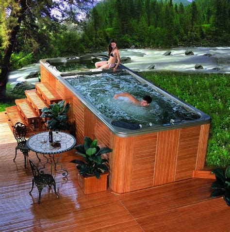 14 best Swim Spa Ideas images on Pinterest | Small swimming pools, Decks and Backyard ideas