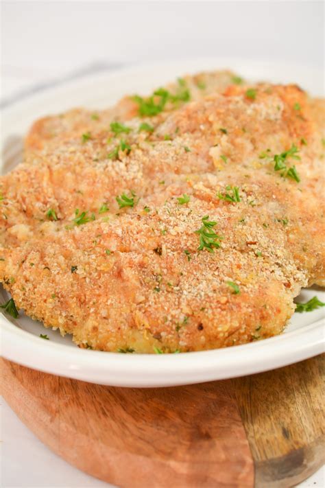 Baked Chicken Schnitzel - Sweet Pea's Kitchen