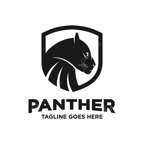 Panther Logo Vector Design Images, Black Panther Logo Design Template, Wolf, Bobcat, Tiger PNG ...