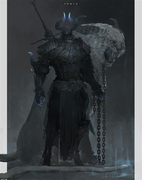 Dark Knight by Ben Juniu | Gothic fantasy art, Concept art characters, Dark fantasy art