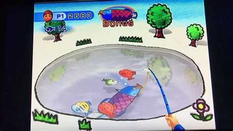 [Console] [Late 90s - 2000s] A fishing mini game with rumble feature ...