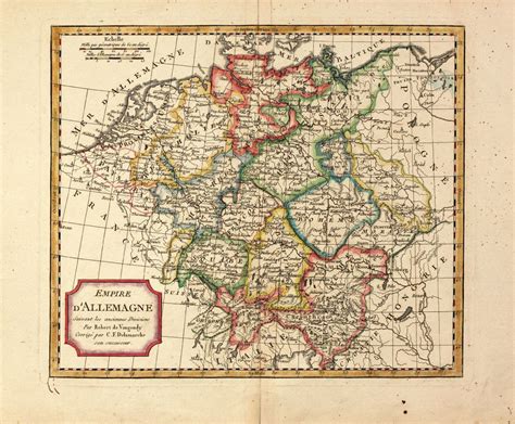 Delamarche: Empire d'Allemagne, Deutschland, 1800