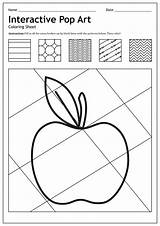 Interactive Pop Art Coloring Sheet Pages sketch template