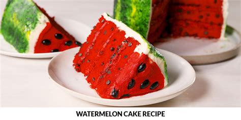 Real Looking Watermelon Cake Recipe In Easy Steps | Bakingo