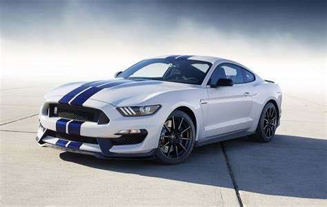 🔥 Free Download Ford Mustang White Blue Stripes Shelby gt350 by ...