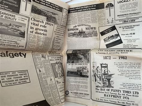 OLD NEWSPAPER: Bay of Plenty Times - Tauranga City Centennial 1882-1982