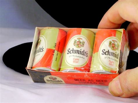 Schmidt's Beer Collectibles Miniature Salt Shakers by UrsToday